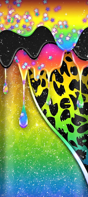 Rainbow Leopard Wallpaper • Milton & King