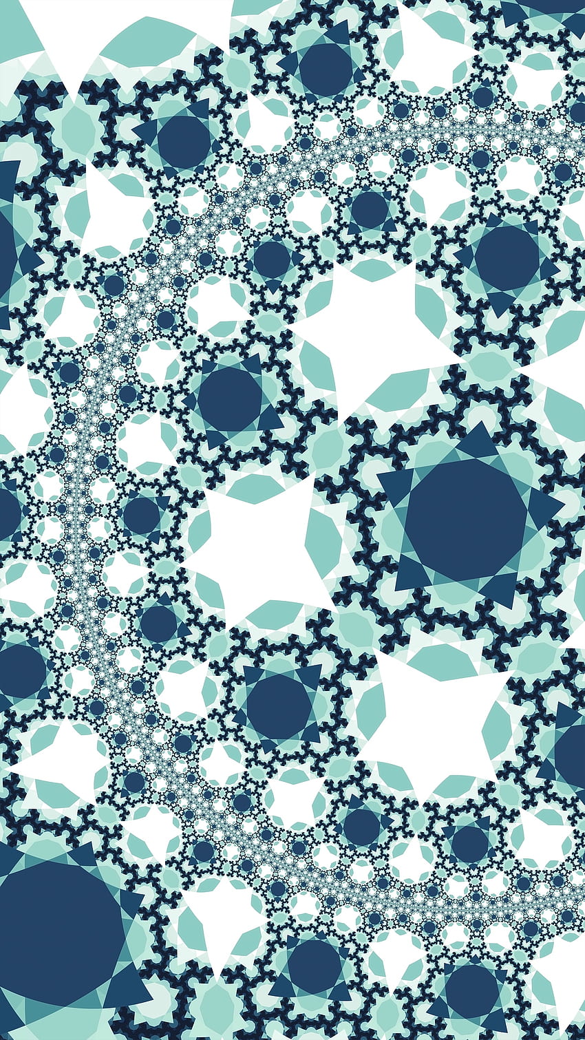 Pattern, fractal, polygons, hexagons HD phone wallpaper