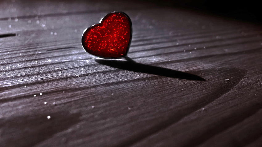 Herz, Rustikaler Valentinstag HD-Hintergrundbild