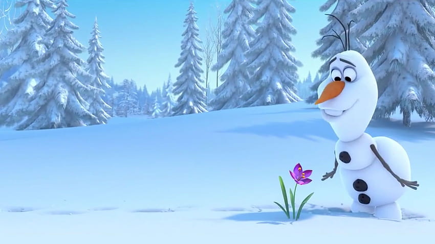 Olaf Olaf muñeco de nieve, lindo Olaf congelado fondo de pantalla