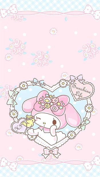 My Melody Impresionante Onegai My Melody Fondo De Pantalla Del