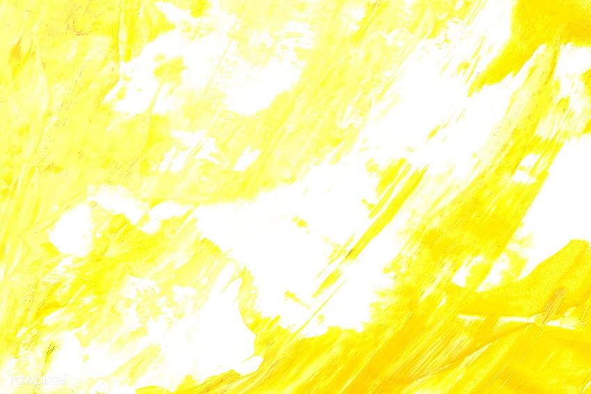 พื้นหลังลายพู่กันสีเหลืองและสีขาว โดย/เอก. วาดพู่กัน, จังหวะแปรง, ทาสีพื้นหลัง วอลล์เปเปอร์ HD