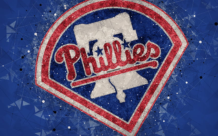 Philadelphia Phillies, , American Baseball Club - Phillies, Philadelphia Phillies Logo papel de parede HD