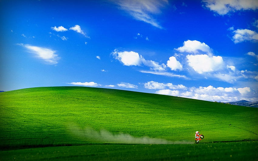 New job advised we can only have generic background. So far no one has noticed.: gaming, Office HD wallpaper