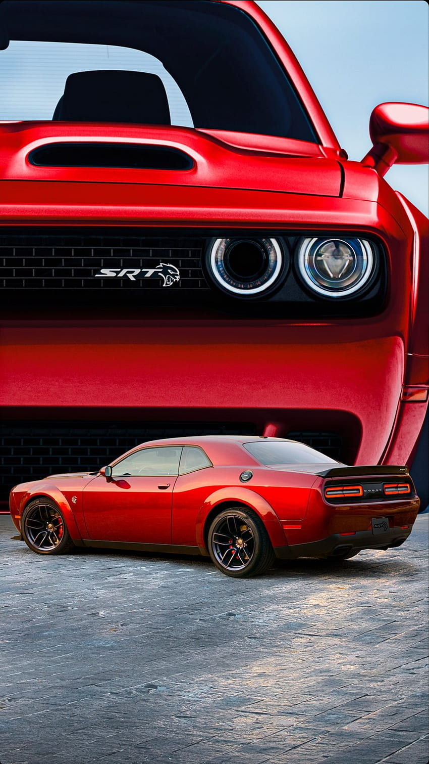 Dodge Challenger, American Racing, hellCat, Muscle Car HD phone wallpaper |  Pxfuel