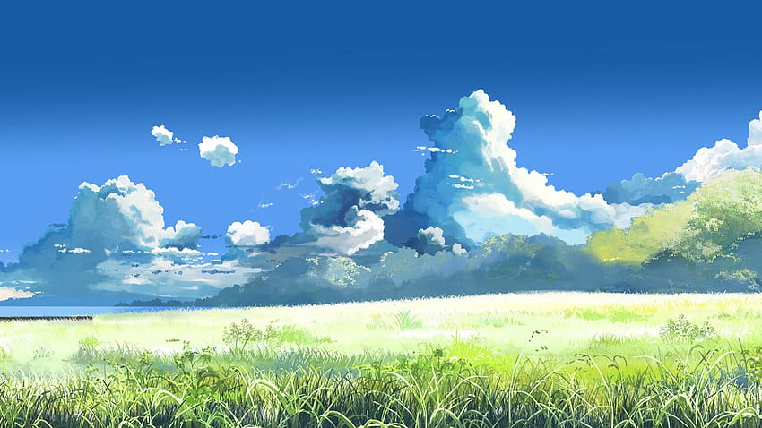 Makoto Shinkai, anime, La place promise à nos débuts Fond d'écran HD