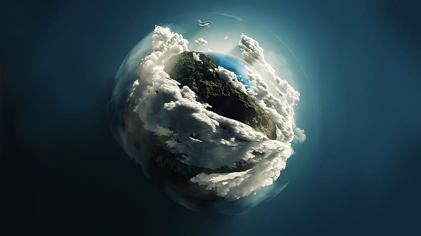 Cloudy Earth - Awesome HD wallpaper
