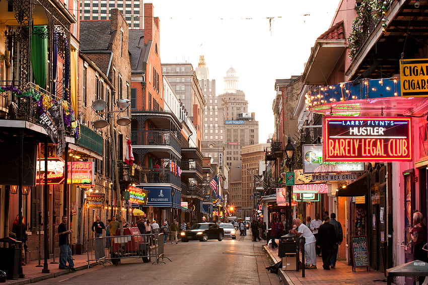 Bourbon Street, New Orleans HD-Hintergrundbild