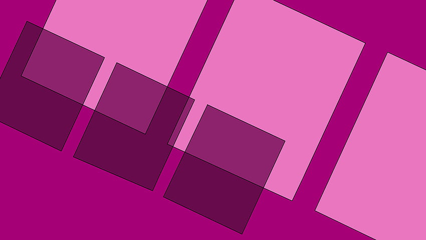 Rettangolo quadrato rosa astratto. . ID Sfondo HD