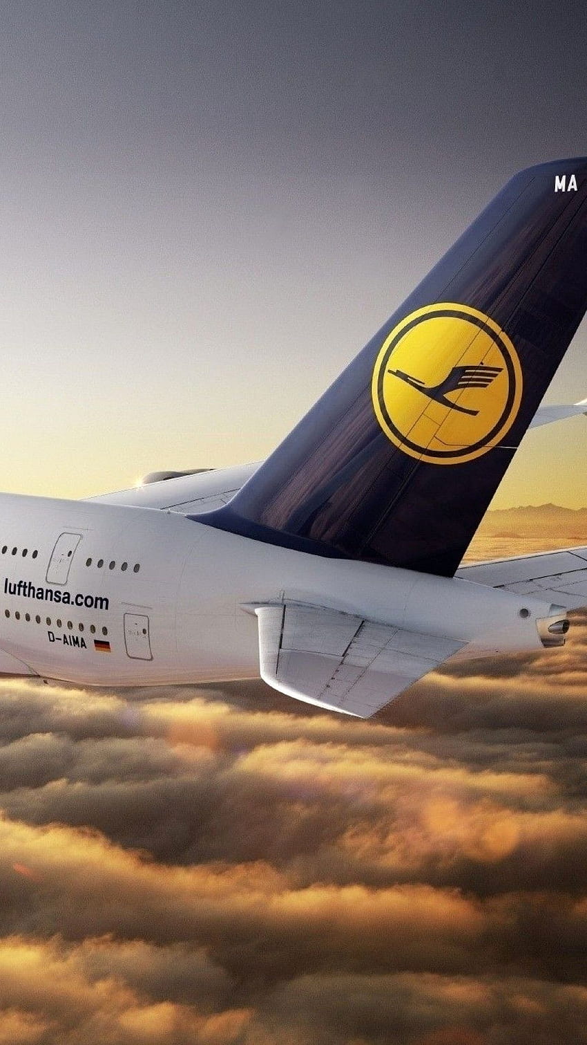 Lufthansa wallpaper ponsel HD