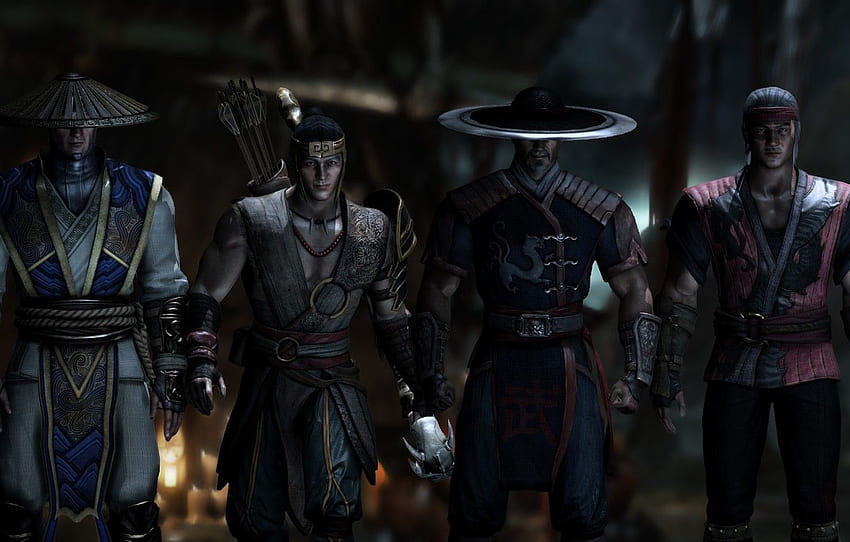 Liu Kang, Raiden, Mortal Kombat X, White Lotus, Kung Lao HD wallpaper