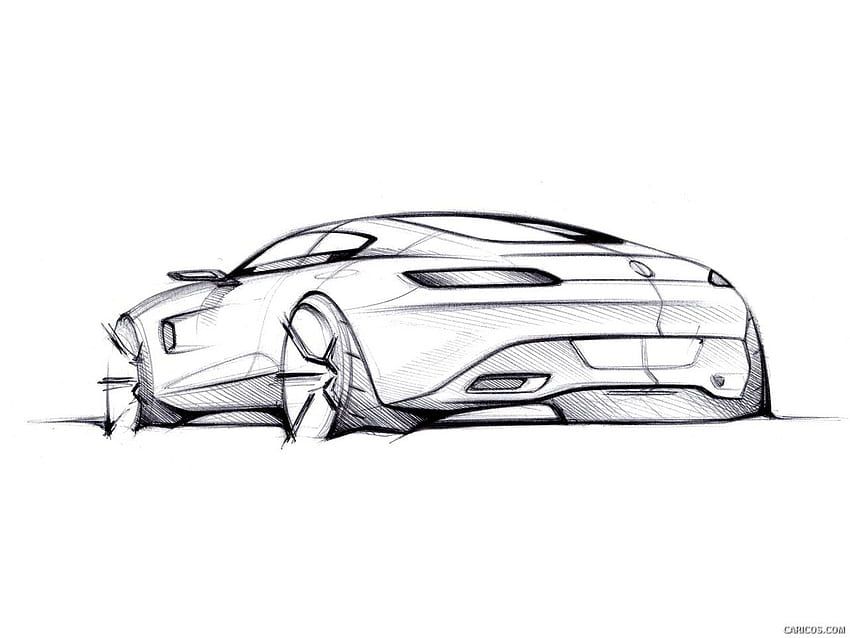 Mercedes-Benz CLS pencil drawing - Berjani - Drawings & Illustration,  Vehicles & Transportation, Automobiles & Cars, Mercedes Benz - ArtPal