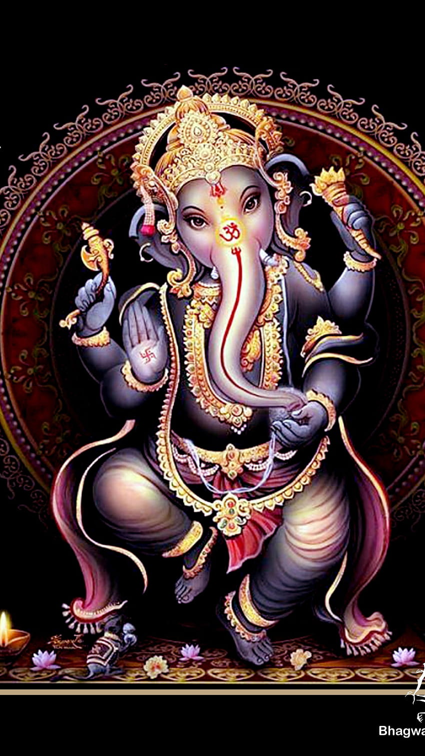 Ganesh , Lord Ganpati, dark theme HD phone wallpaper | Pxfuel