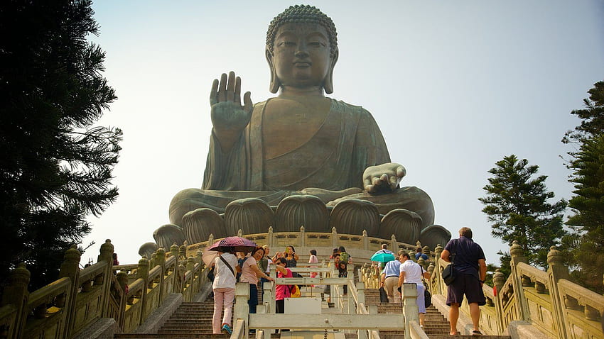 Historical : View of Big Buddha HD wallpaper