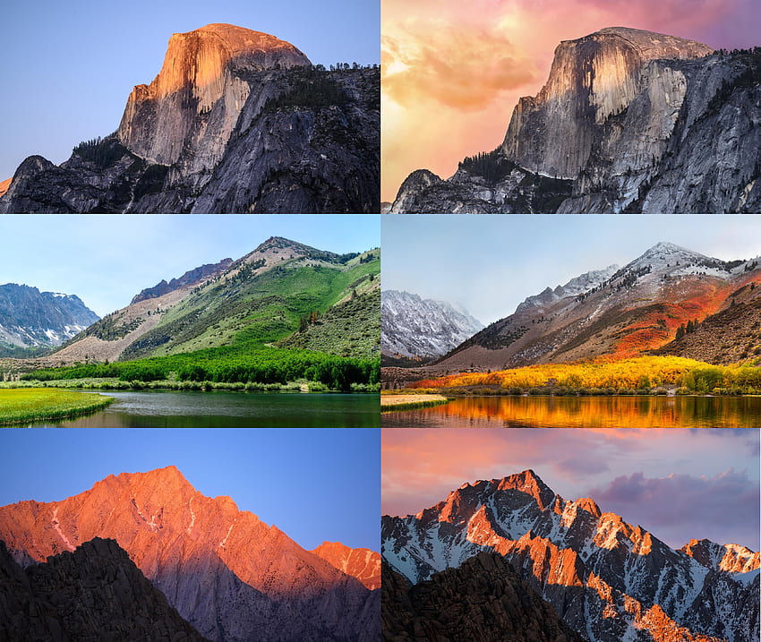 산악 지형 산 자연 자연 풍경 - Apple Yosemite - -, 3840x3240 HD 월페이퍼