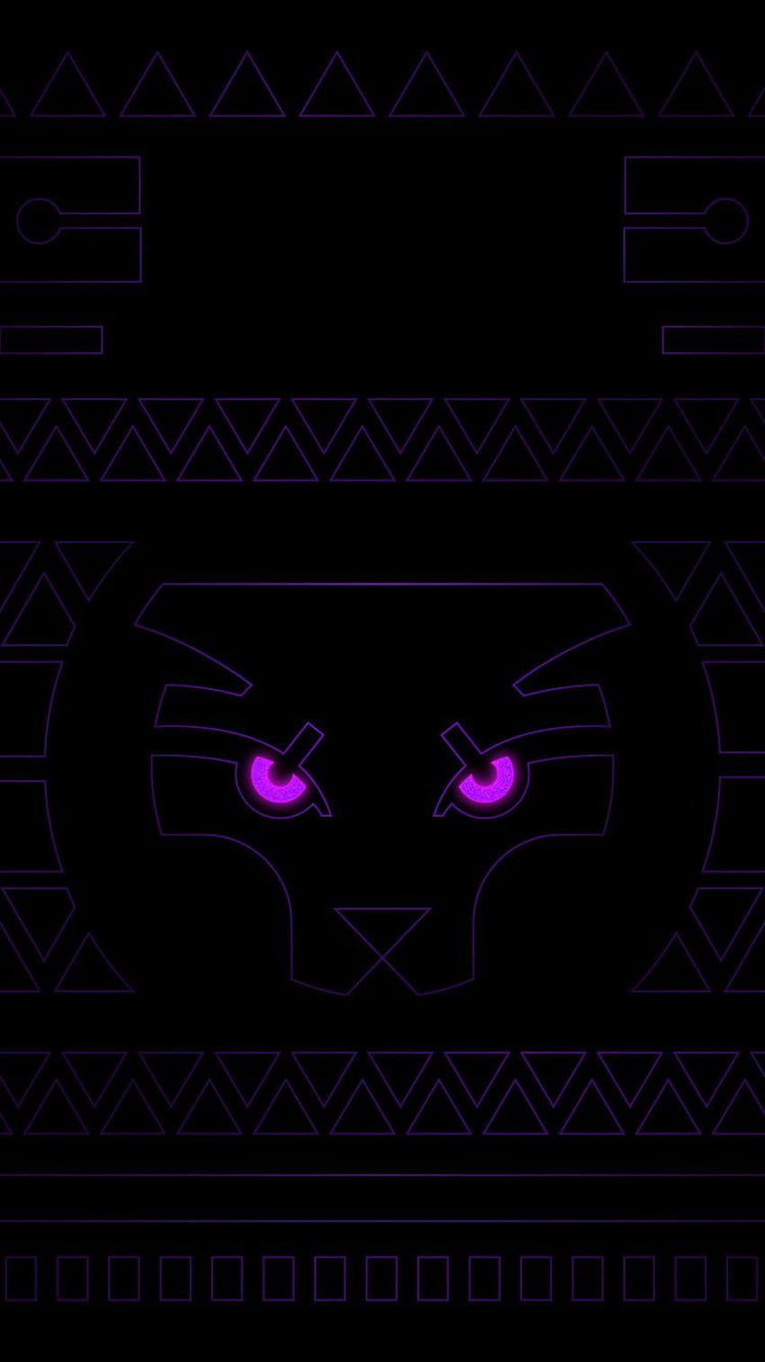Black Panther neon . Neon , Black panther marvel, Black panther, Cool Black and Neon HD phone wallpaper