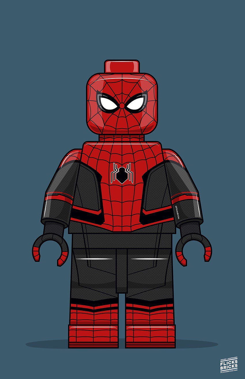 FlicksBricks: Spiderman!. Custom Lego Art. Marvel. Far From Home Movie.  Poster. Minifig Art Print by AtomT. Lego poster, Lego , Lego spiderman HD  phone wallpaper | Pxfuel
