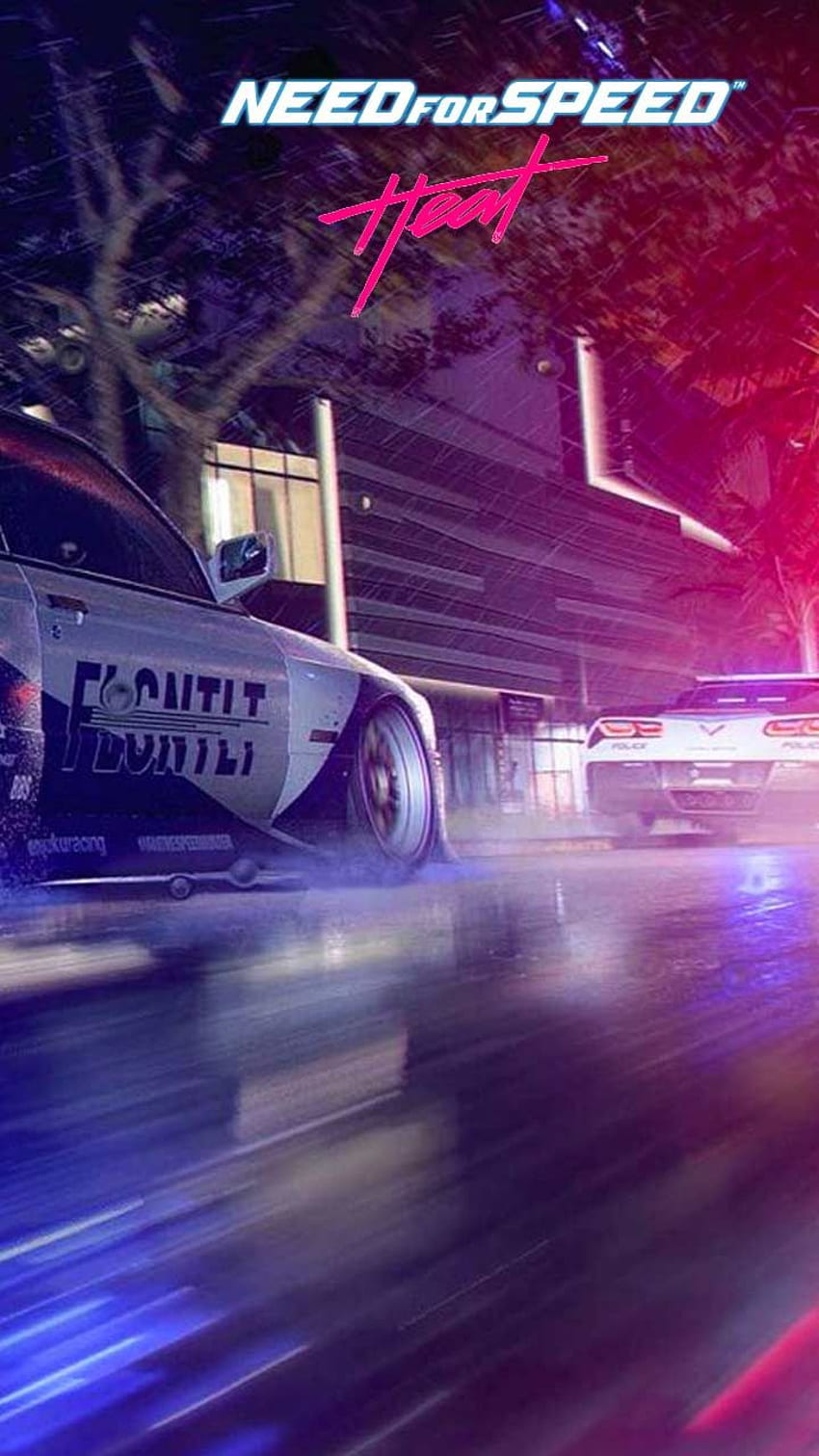 Need for speed heat phone background Cars Poster art on iPhone android lock screen. Need for speed cars, Need for speed, phone background, Need for Speed Logo HD phone wallpaper