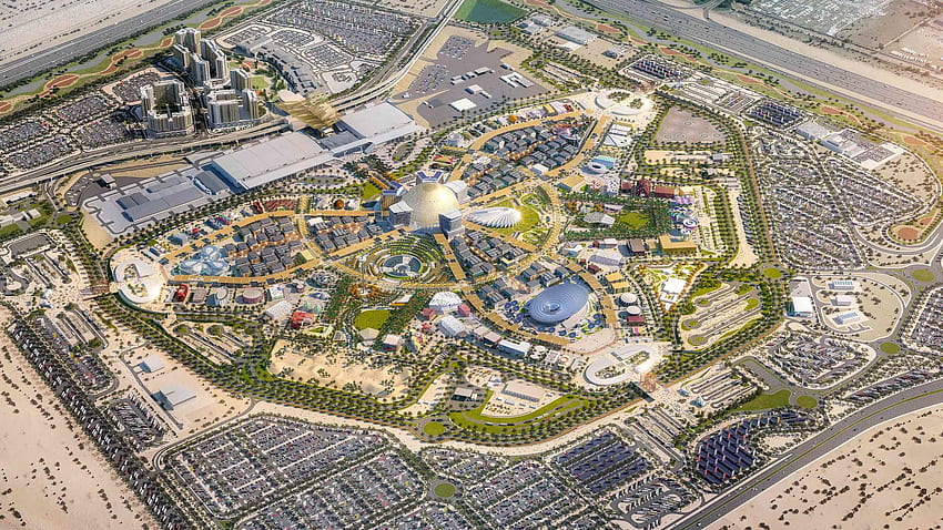 Pawilony Expo 2020 w Dubaju będą prezentować światowe innowacje w zakresie zrównoważonego rozwoju i projektowania Tapeta HD