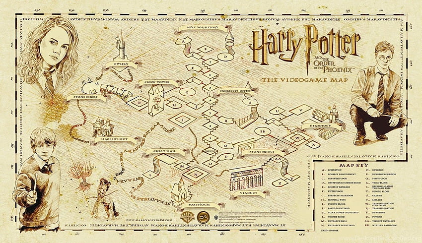 Nerdovore: Fantasy World Maps: Harry Potter Background, Marauder's Map Harry Potter HD wallpaper