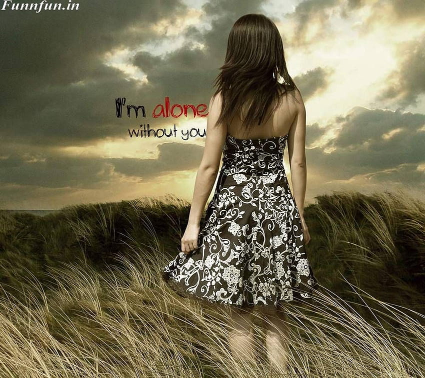 I M Alone Without You HD wallpaper