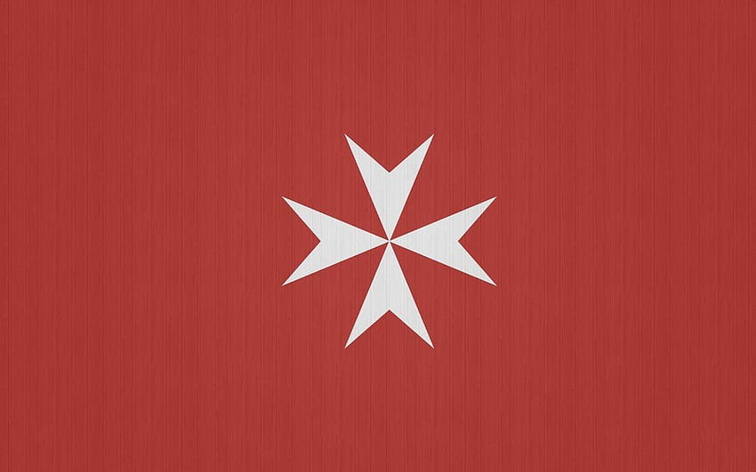 Perintah Militer Berdaulat Bendera Kayu Malta Wallpaper HD