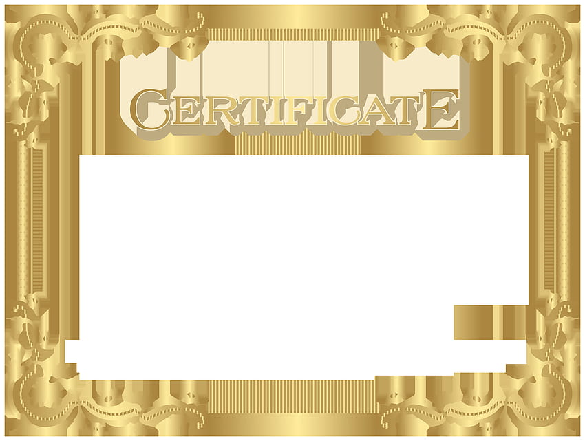 Transparente Zertifikatvorlage ClipArt HD-Hintergrundbild