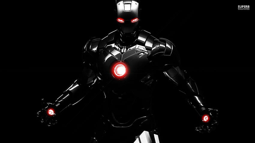 Dark Iron Man, Iron Man Amoled HD wallpaper