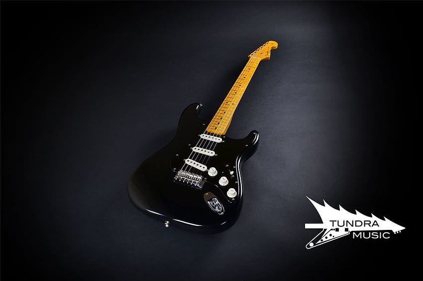 Schwarzer Stratocaster David Gilmour HD-Hintergrundbild