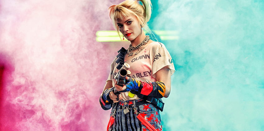 Harley Quinn, Margot Robbie, Aves de Rapina, filme, 2020 papel de parede HD