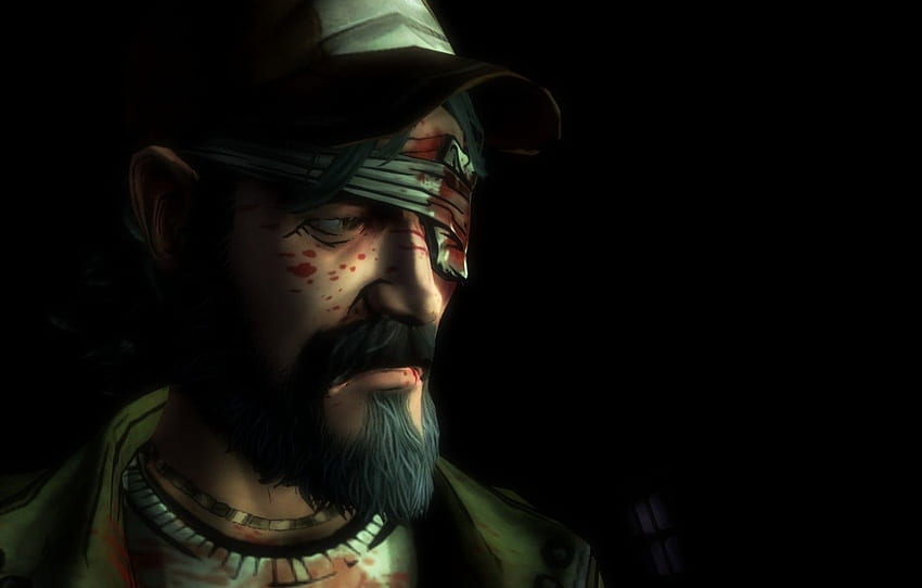 sadness, The game, Kenny, Male, The Walking Dead, one eye for , section игры HD wallpaper