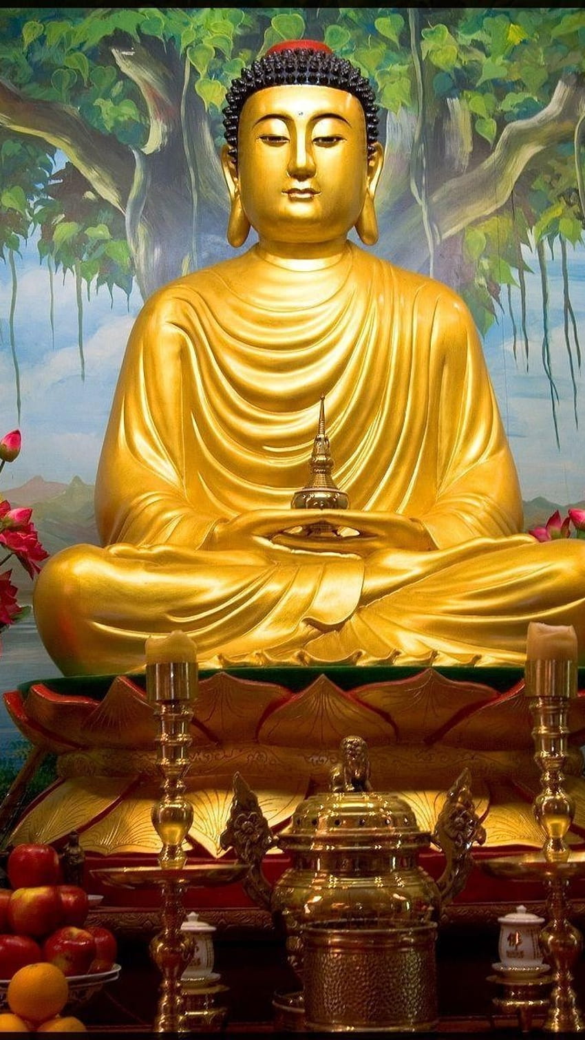 Buda Bhagwan, Buda Gautama, Buda Jayanti fondo de pantalla del teléfono