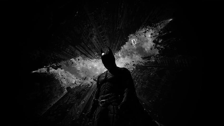 Batman, światło, ciemność, czerń, Gotham Tapeta HD