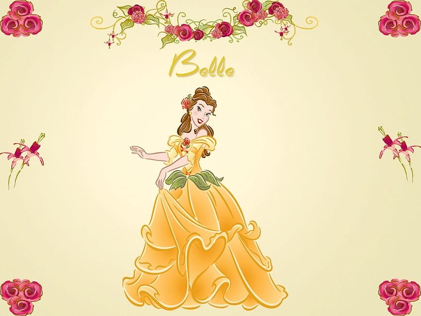 Prinzessin Belle - Disney-Prinzessin, Disney Bella HD-Hintergrundbild