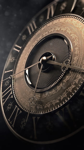 Tick-Tock Goes This Little Clock, The Time Is Passing 2K wallpaper download