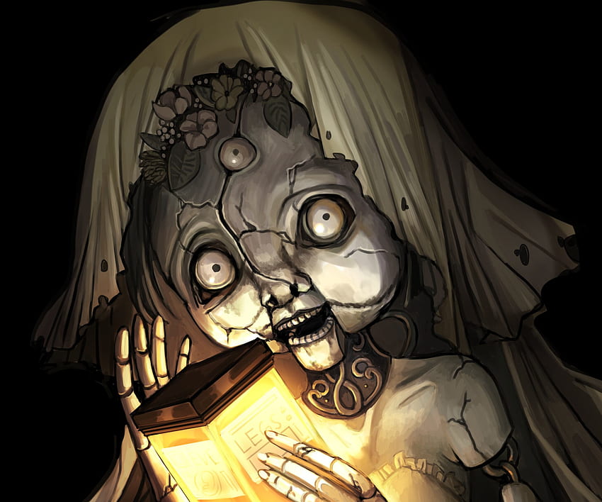 Just a very creepy doll from Resident Evil Village by Kellie O'Sullivan, Dummy HD wallpaper