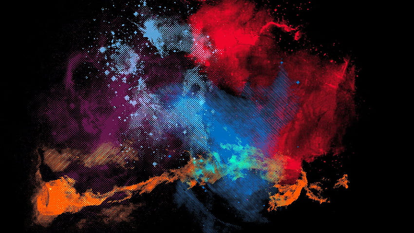 multicolored abstract HD wallpaper