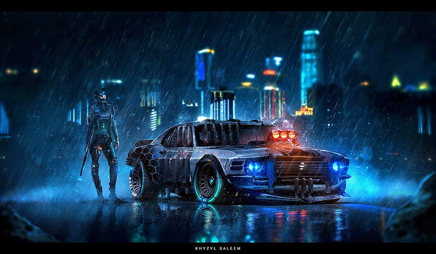 Sci Fi Vehicle and Background , Sci Fi Car HD wallpaper