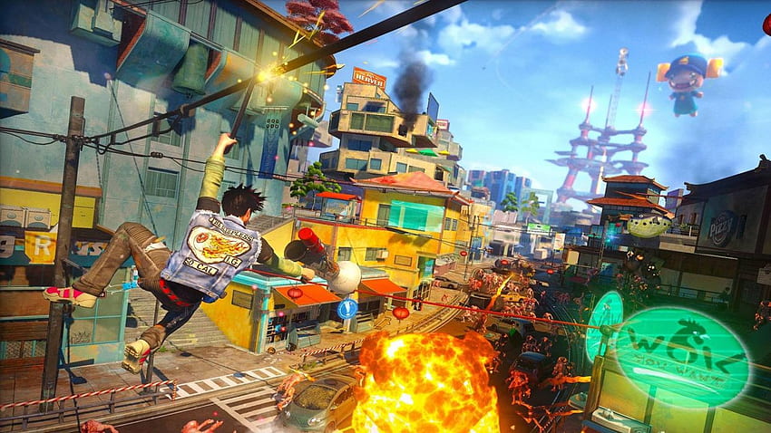 SUNSET OVERDRIVE Action Shooter Sci Fi Rpg (15) HD wallpaper