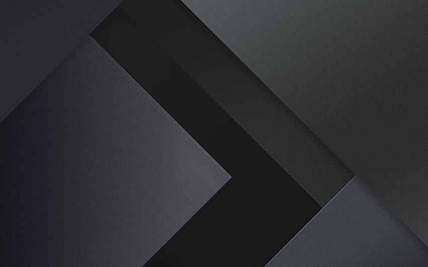 Material design, geometric, stock, dark black, 16:10, , , background, 263,  1920X1200 Geometric HD wallpaper | Pxfuel