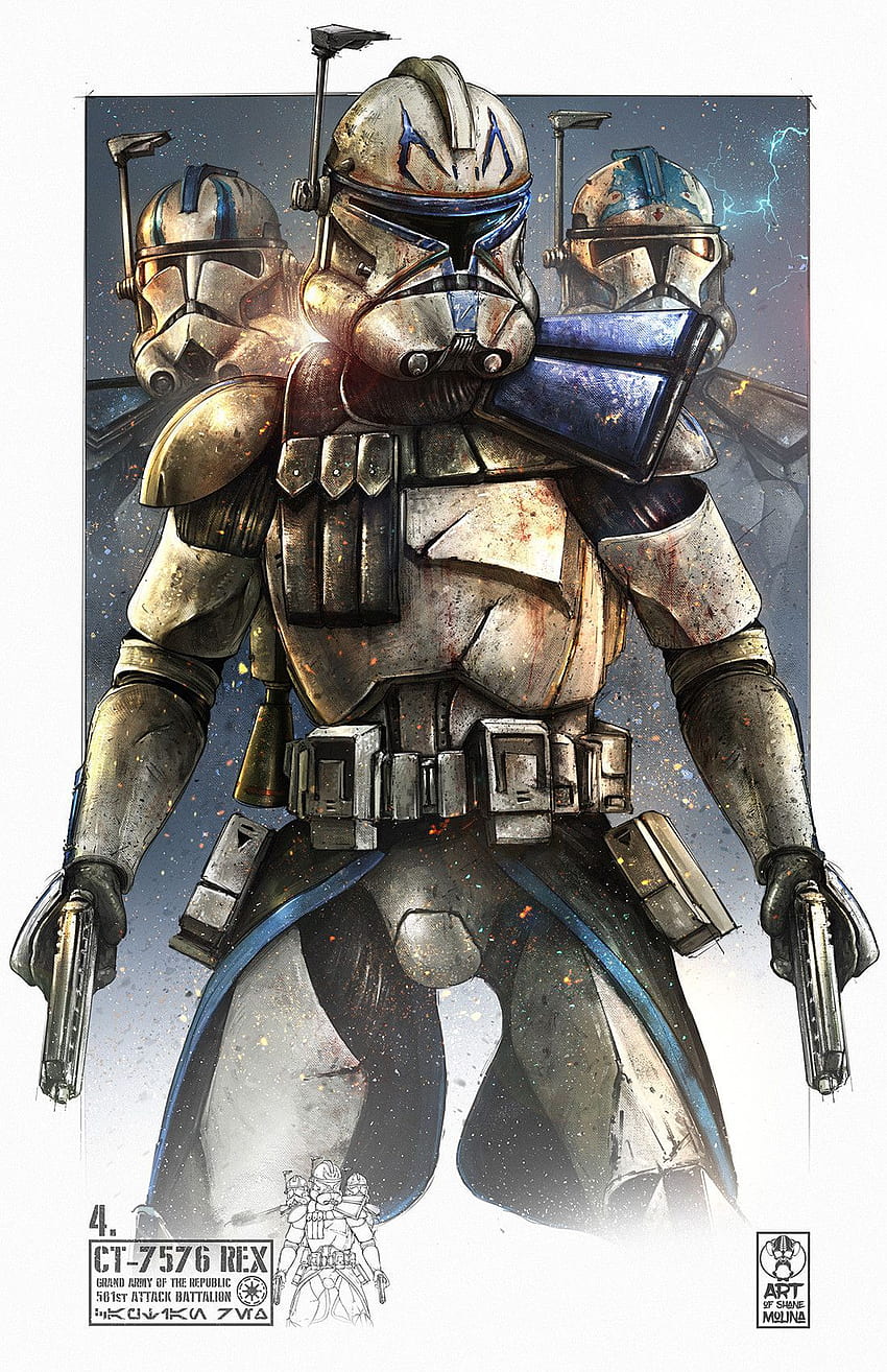 TriStarCraze on Star Wars. Star wars art, Star wars, 501st Clone Trooper HD phone wallpaper