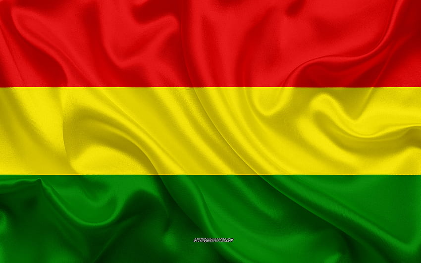 Flag of Yopal, , silk texture, Yopal, Colombian city, Yopal flag, Colombia HD wallpaper