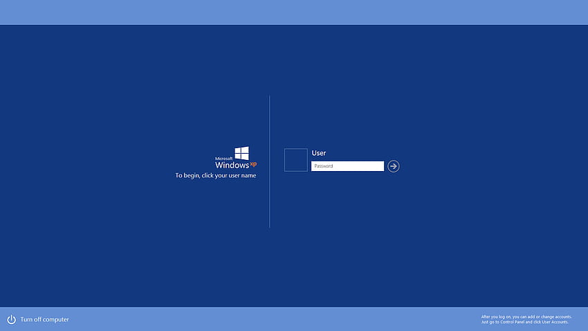 แนวคิดหน้าจอการเข้าสู่ระบบ Windows XP Metro โดย gifteddeviant บน DeviantArt วอลล์เปเปอร์ HD