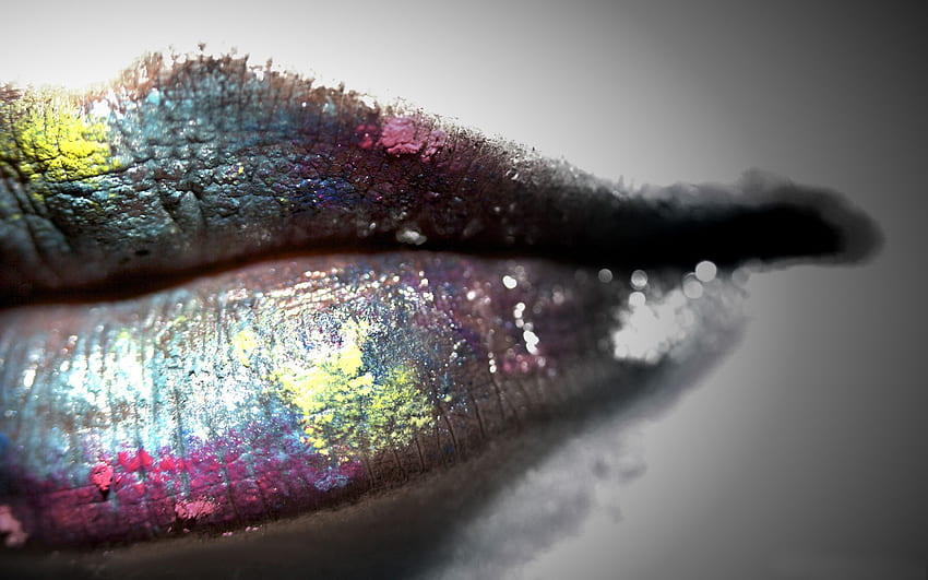 glamour , . Luscious Lips HD wallpaper