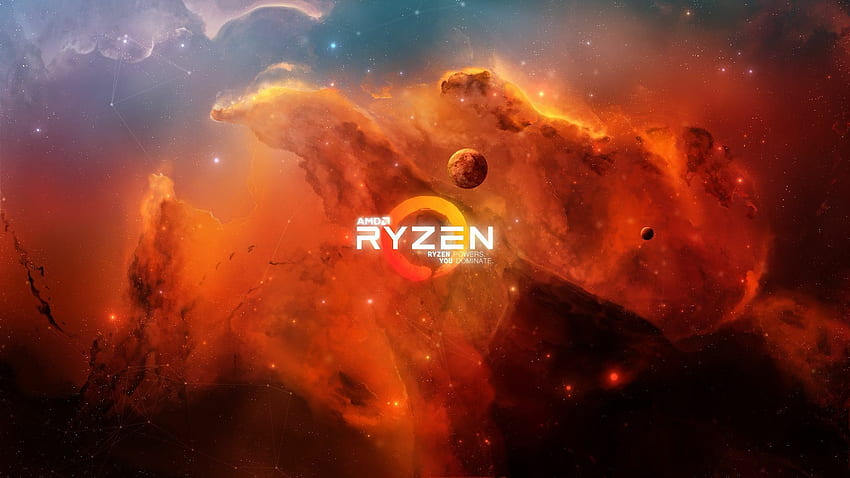 AMD Ryzen - コンピューター ライブ [ ]、Ryzen ロゴ 高画質の壁紙