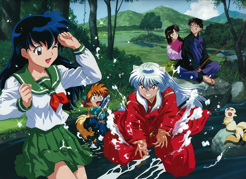 Inuyasha, романтично аниме Inuyasha HD тапет