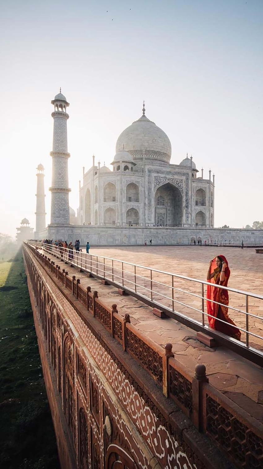Taj Mahal, Aagra India, aagra, india HD phone wallpaper