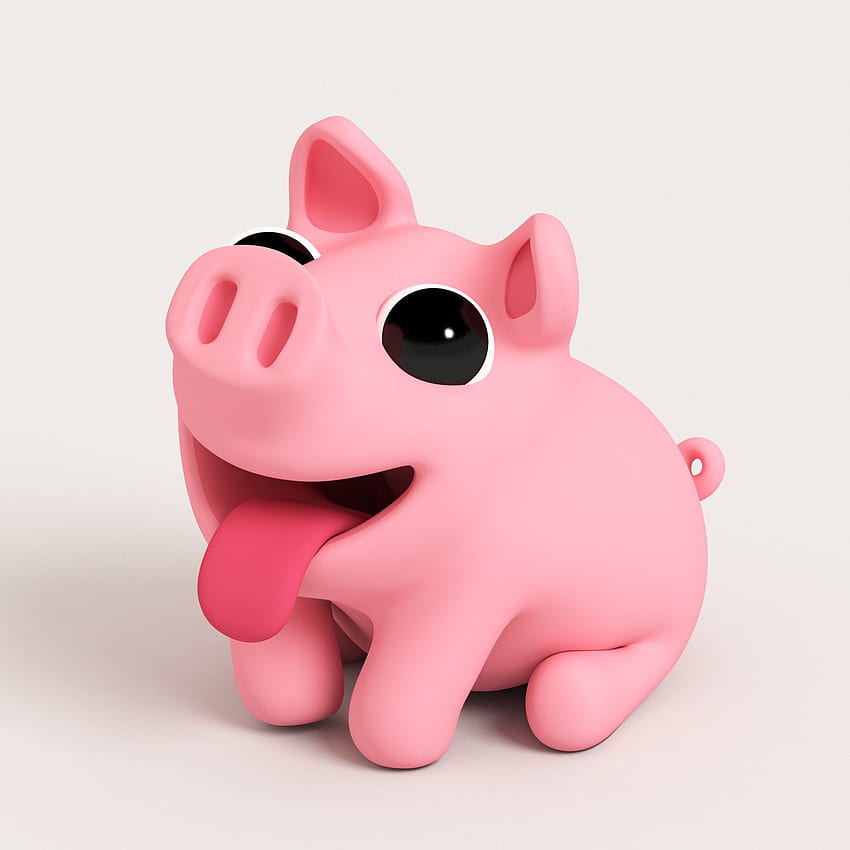 Cute Pig, Cool Piggy HD phone wallpaper
