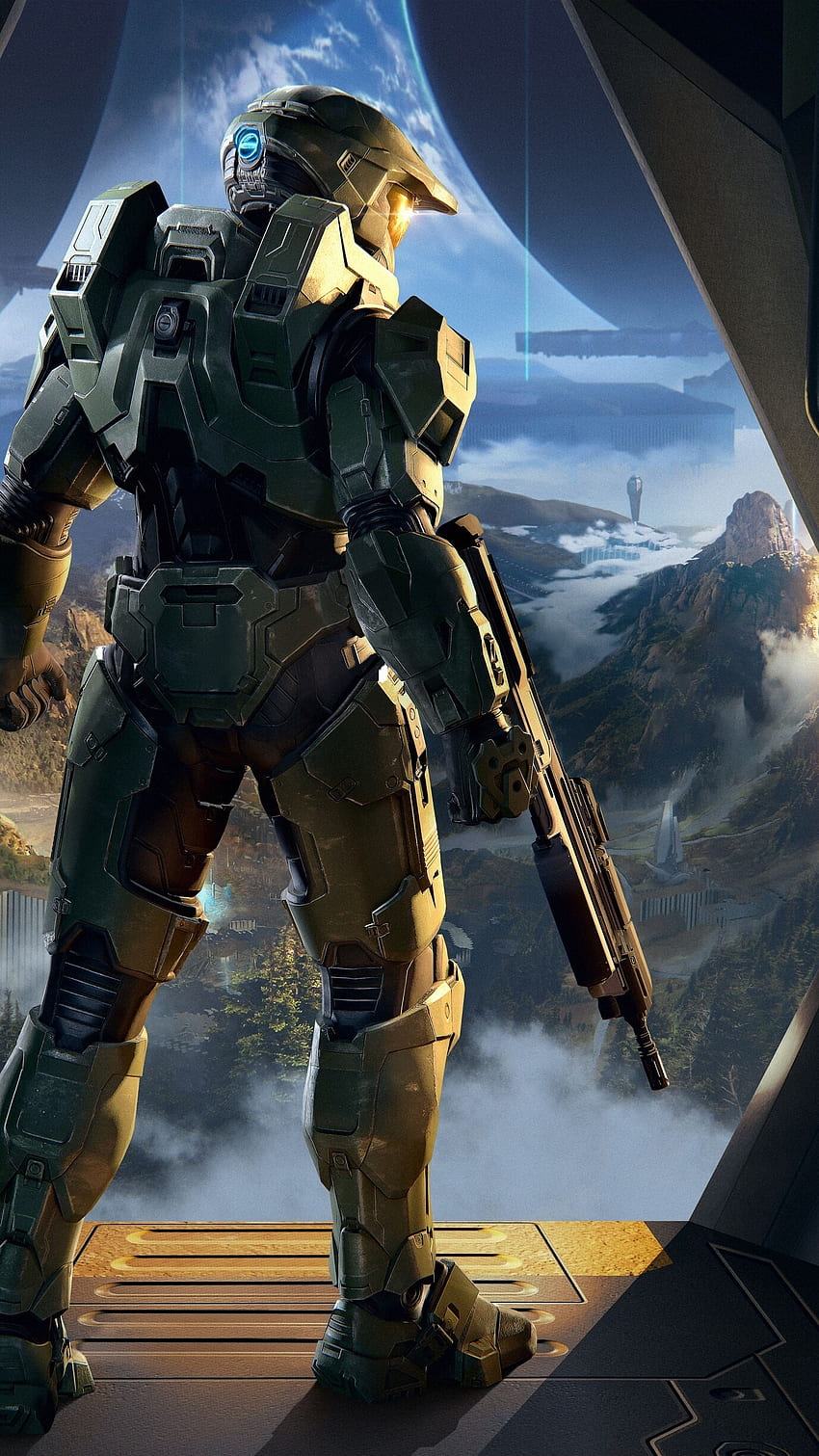 Halo Infinite หัวหน้าหัวหน้า Halo วอลล์เปเปอร์โทรศัพท์ HD