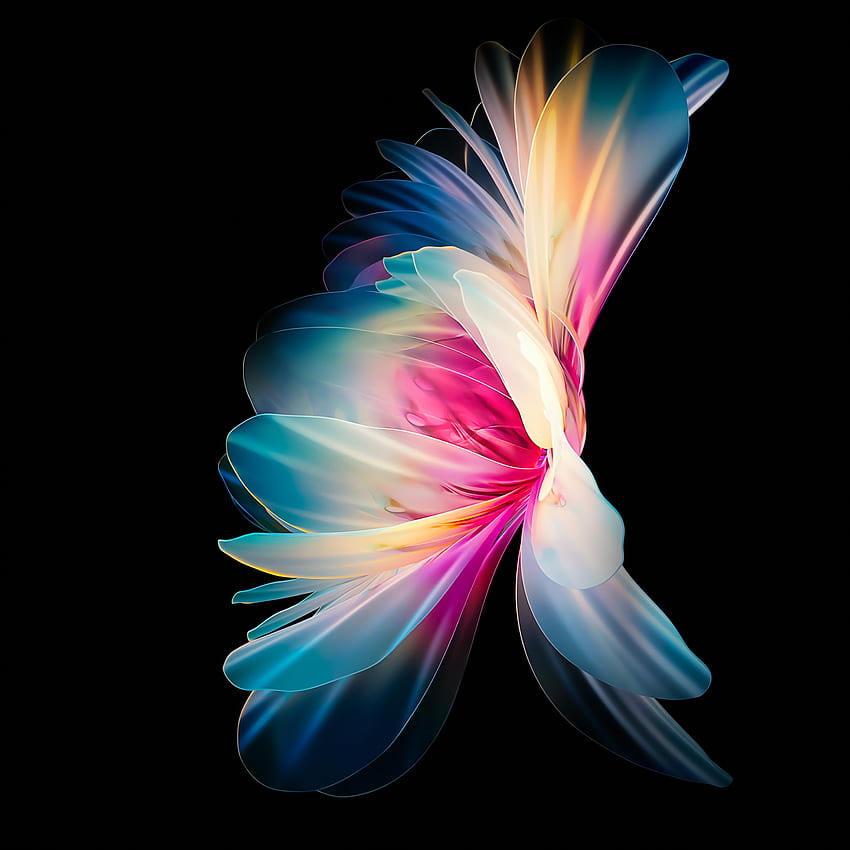Huawei p50 abstrakcyjny kwiat fantasy Tapeta na telefon HD